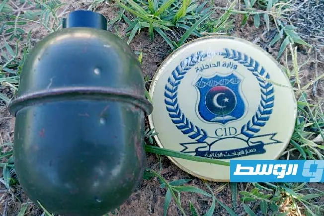 اكتشاف قنبلة يدوية في منطقة عين زارة