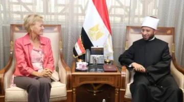 الأزهري يناقش مع سفيرة الاتحاد الأوروبي طرق مكافحة التطرف وتعزيز قيم الأخوة.