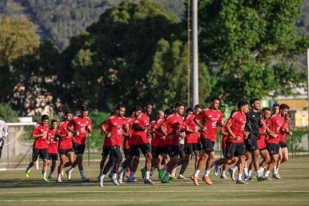 الأهلي يُجري تمارين على فترتين خلال معسكره في تونس الأهلي يُجري تمارين على فترتين خلال معسكره في تونس