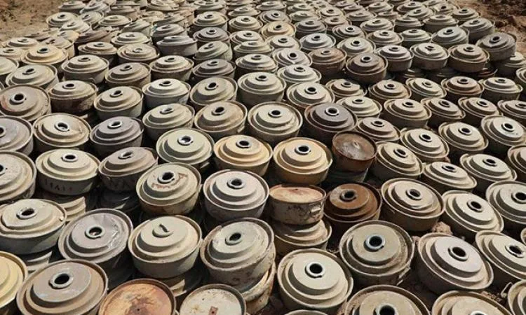 الإعلام اليمني: 107 ضحايا يمنيين بين قتيل وجريح نتيجة الألغام الحوثية الإعلام اليمني: 107 ضحايا يمنيين بين قتيل وجريح نتيجة الألغام الحوثية