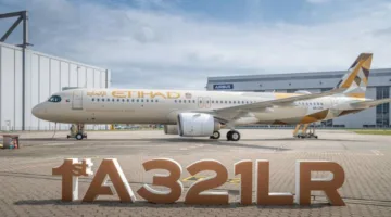 «الاتحاد» تستقبل أول طائرة A321LR