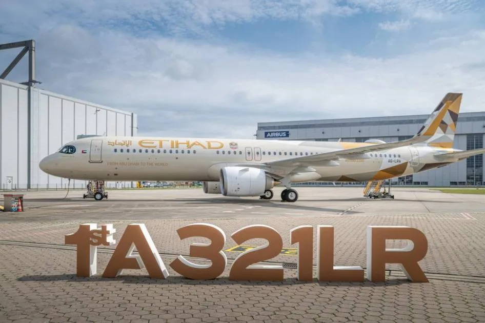 «الاتحاد» تستقبل أول طائرة A321LR