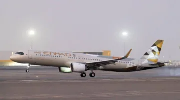 «الاتحاد للطيران» تتسلم أول طائرة من طراز إيرباص A321LR في أبوظبي