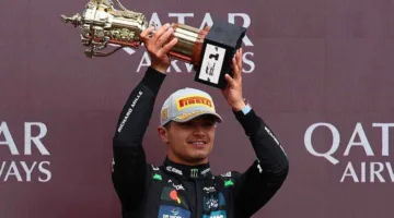 البريطاني نوريس يت clinches الفوز في سباق جائزة بريطانيا الكبرى ضمن بطولة العالم للفورمولا 1.