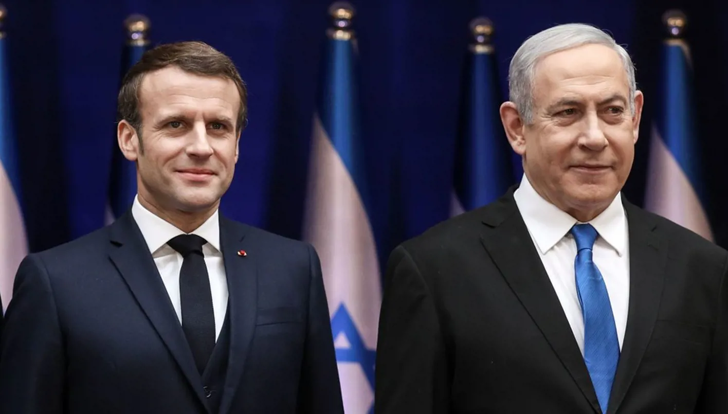 التوتر الشديد بين ماكرون ونتنياهو… إسرائيل لن تنسحب من سوريا ولبنان قبل تحقيق التطبيع. التوتر الشديد بين ماكرون ونتنياهو… إسرائيل لن تنسحب من سوريا ولبنان قبل تحقيق التطبيع.