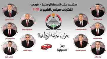 «الجبهة الوطنية» تكشف عن قائمة مرشحيها المستقلين لانتخابات مجلس الشيوخ 2025