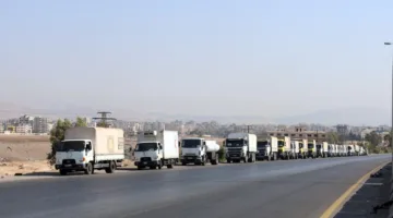 الدفعة الرابعة من المساعدات إلى السويداء