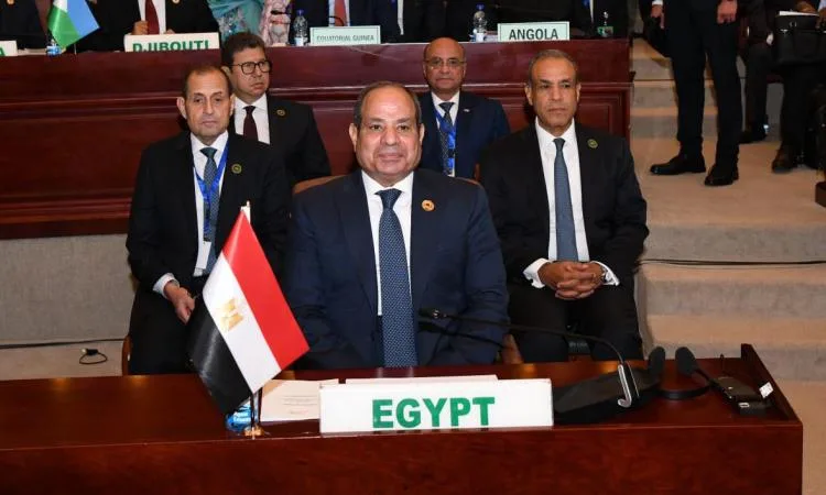 الرئيس السيسي: العديد من الدول الأفريقية حققت نمواً يتجاوز المعدلات العالمية. الرئيس السيسي: العديد من الدول الأفريقية حققت نمواً يتجاوز المعدلات العالمية.