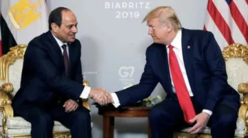 الرئيس السيسي: نؤمن بقدرة ترامب على معالجة القضايا المعقدة وتعزيز السلام والاستقرار في جميع أنحاء العالم.
