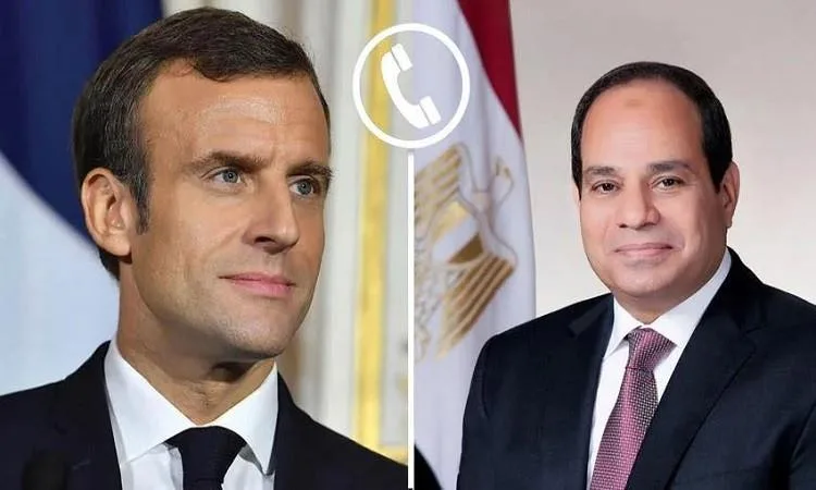الرئيس السيسي يؤكد تأييده للمبادرة الفرنسية السعودية لعقد مؤتمر حول فلسطين. الرئيس السيسي يؤكد تأييده للمبادرة الفرنسية السعودية لعقد مؤتمر حول فلسطين.