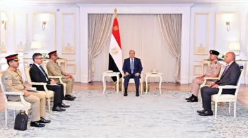 الرئيس السيسي يرحب برئيس هيئة الأركان المشتركة الباكستانية
