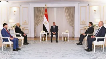الرئيس السيسي يلتقي المستشار عقيلة صالح، رئيس مجلس النواب الليبي (فيديو)