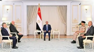 الرئيس السيسي يلتقي وزير الدفاع الإيطالي