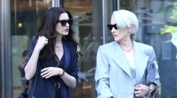 الزي الرسمي يهيمن على إطلالات آن هاثاواي وميريل ستريب في الجزء الثاني من “The Devil Wears Prada”
