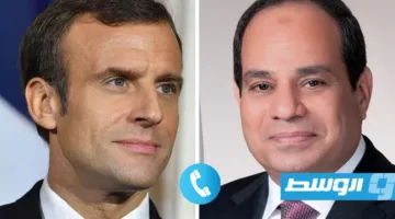 السيسي وماكرون يؤكدان على أهمية تقديم المساعدات الإنسانية إلى غزة