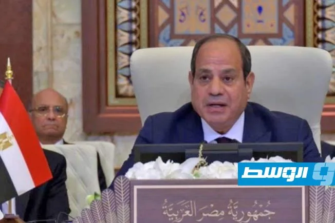 السيسي يتحدث عن إعلان بريطانيا عزمها الاعتراف بدولة فلسطين