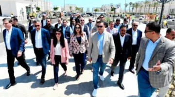 الشربيني والمشاط وعوض وعلاء فاروق يتفقدون المواقع التراثية في مدينة العلمين الجديدة