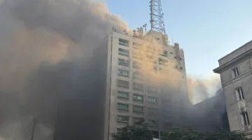 الصحة تُنشئ غرفة طوارئ لمتابعة آثار حريق سنترال رمسيس