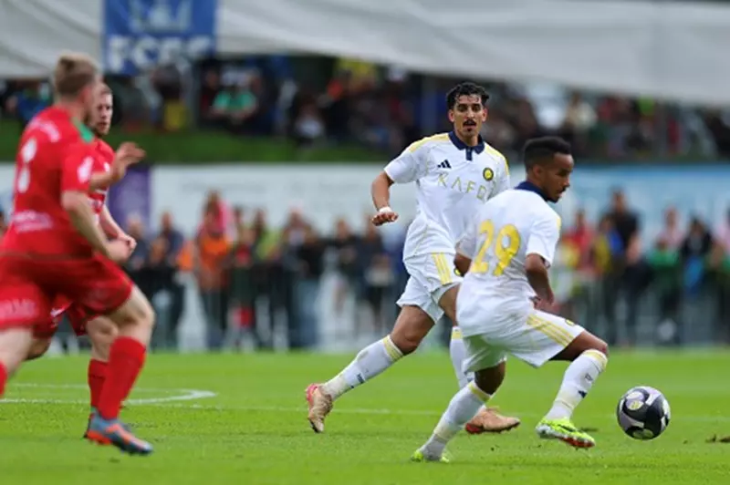 الظهور الأول لجيسوس: النصر يحقق انتصاراً كبيراً على يوهان ودياً دون رونالدو الظهور الأول لجيسوس: النصر يحقق انتصاراً كبيراً على يوهان ودياً دون رونالدو