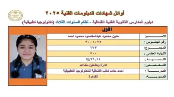 القاهرة تتصدر قائمة الأوائل: 6 مراكز في الدبلومات الفنية و9 لمراكز الصم وضعاف السمع
