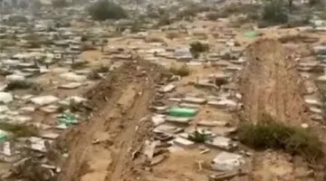 القوات الإسرائيلية تقوم بنهب جثامين الشهداء من المقبرة التركية في غزة