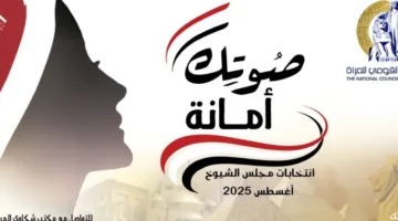 المجلس القومي للمرأة يطلق حملة توعية إعلامية تحت عنوان “صوتك مسؤولية”
