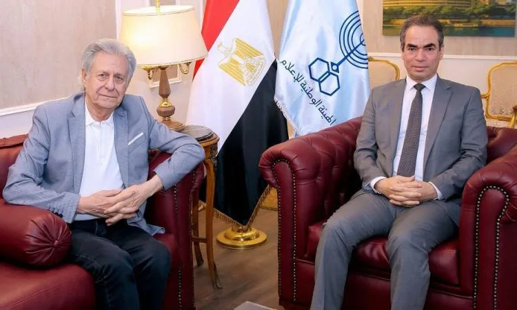المسلماني يجتمع بسليم سحاب ويعلن دعم مشروع وزارة الثقافة لن talent اكتشاف المواهب. المسلماني يجتمع بسليم سحاب ويعلن دعم مشروع وزارة الثقافة لن talent اكتشاف المواهب.