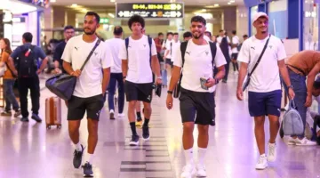 المصري يغادر إلى تونس للدخول في معسكر تدريبي مغلق استعداداً للموسم القادم.