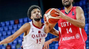 المنتخب الأولمبي المصري يحقق الفوز على قطر في بداية مشواره ببطولة العرب لكرة السلة