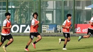 المنتخب الشبابي يكمل تحضيراته لمباراة ودية ضد العبور