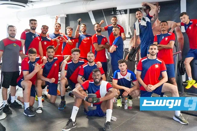 المنتخب الليبي للكرة الطائرة يتقابل مع المنتخب الكويتي تحضيراً لبطولة العالم المنتخب الليبي للكرة الطائرة يتقابل مع المنتخب الكويتي تحضيراً لبطولة العالم