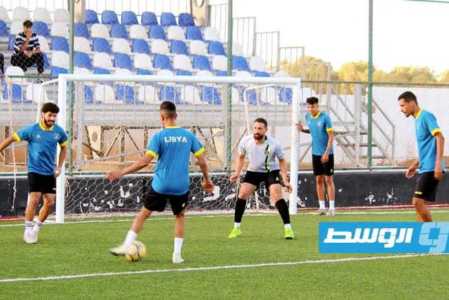 المنتخب الليبي للميني فوتبول يتوجه إلى درنة استعداداً للمشاركة في كأس الأمم الأفريقية المنتخب الليبي للميني فوتبول يتوجه إلى درنة استعداداً للمشاركة في كأس الأمم الأفريقية