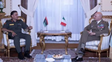النمروش يستكشف سبل التعاون العسكري مع إيطاليا
