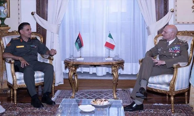 النمروش يستكشف سبل التعاون العسكري مع إيطاليا النمروش يستكشف سبل التعاون العسكري مع إيطاليا