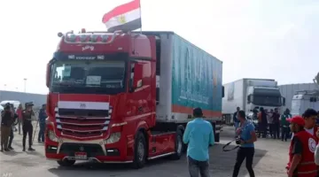 الهلال الأحمر المصري يواصل جهوده لمعالجة الأزمة الإنسانية في القطاع