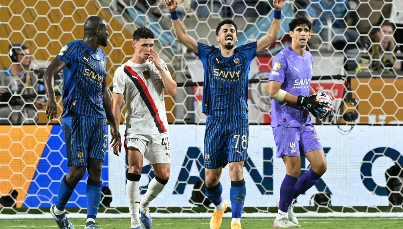 الهلال يحقق انتصاراً تاريخياً على مانشستر سيتي في كأس العالم للأندية الهلال يحقق انتصاراً تاريخياً على مانشستر سيتي في كأس العالم للأندية