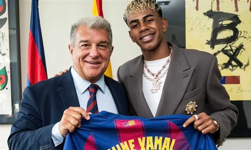 الوارث: لامين يامال يتسلم الرقم 10 في برشلونة