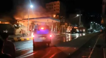 اليمن: ضحايا نتيجة هجوم طائرة مسيّرة حوثية على محطة وقود في تعز (فيديو وصور)