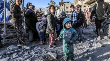 انتشار مرض التهاب السحايا بين أطفال غزة