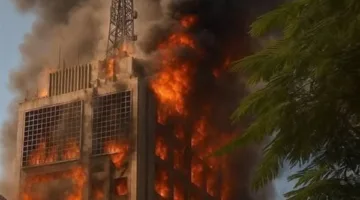 «اندلاع حريق في مجموعة أسلاك داخل أنابيب بالدور السابع».. كل التفاصيل المتعلقة بحريق سنترال رمسيس