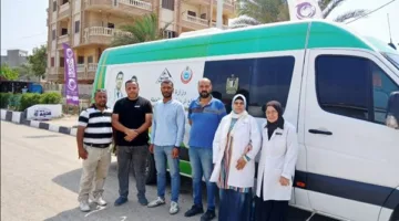 انطلاق برنامج التأمين الصحي لشاطئ جمصة وتقديم خدمات علاجية متكاملة للزوار