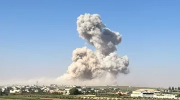 انفجار قوي ي震ف منطقة حول مدينة حلب السورية (فيديو وصور)