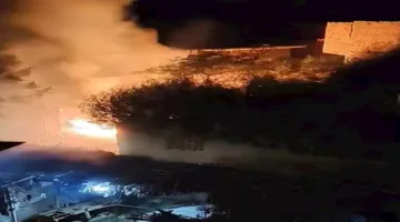 انفجار محول كهربائي في أبو النمرس