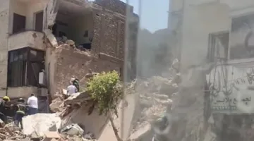انهيار مبنى في مصر القديمة يؤدي إلى إصابة شخصين