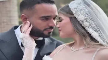 بأزياء أميرية.. 15 لقطة رومانسية توثق احتفال ابنة محمد فؤاد بزفافها