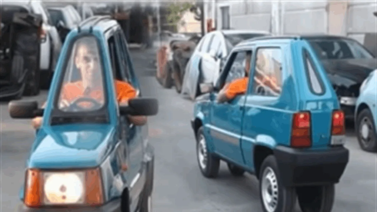 بالصورة.. ما هي حكاية أضيق سيارة في العالم؟