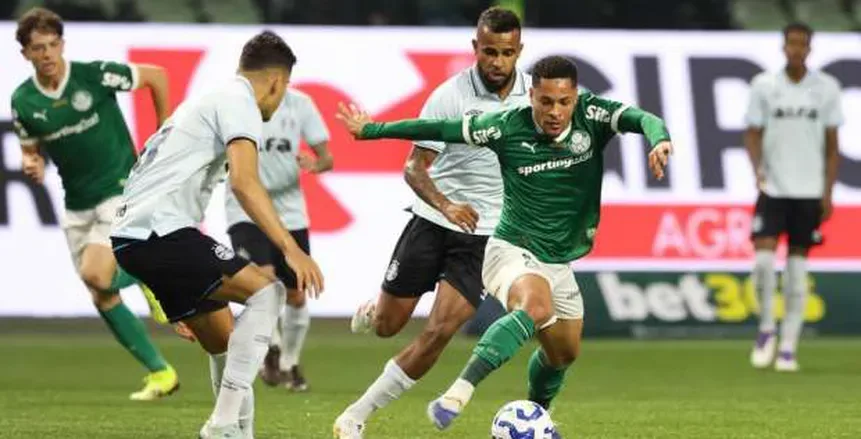 بالميراس يحتل المركز الثالث في الدوري البرازيلي بعد انتصاره على جريميو بهدف واحد بالميراس يحتل المركز الثالث في الدوري البرازيلي بعد انتصاره على جريميو بهدف واحد
