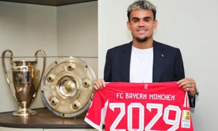 بايرن ميونخ يعلن رسمياً التعاقد مع الكولومبي لويس دياز حتى عام 2029 بايرن ميونخ يعلن رسمياً التعاقد مع الكولومبي لويس دياز حتى عام 2029