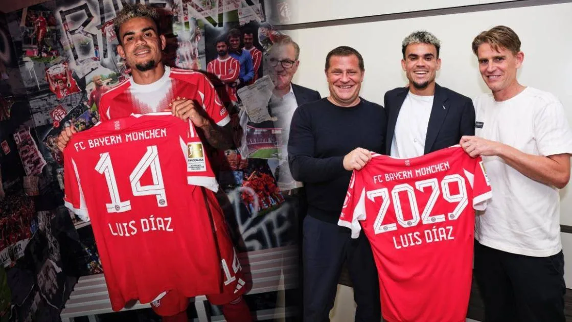 بايرن ميونيخ يضم لويس دياز من ليفربول بعقد يمتد حتى 2029 بايرن ميونيخ يضم لويس دياز من ليفربول بعقد يمتد حتى 2029
