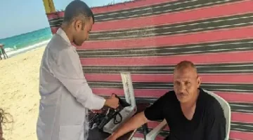 الصحة في شمال سيناء: فرق طبية متكاملة لخدمة شواطئ العريش حتى انتهاء فصل الصيف.